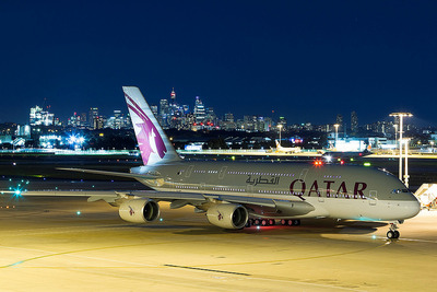 カタール航空、ドーハ＝シドニー線にA380を投入 画像