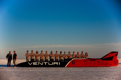 ベンチュリ、549km/hの最高速を計測…EVの世界新記録 画像