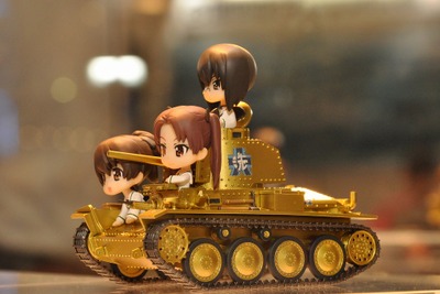 【全日本模型ホビーショー16】ピットロード…光り輝く”ガルパン”38（t）戦車B/C型など新作ずらり 画像