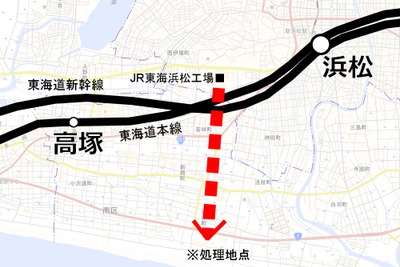 東海道新幹線など、浜松工場の不発弾処理で一時運休　12月18日 画像