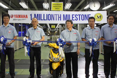 ヤマハ発動機、フィリピンでの二輪車累計生産台数が100万台を達成 画像