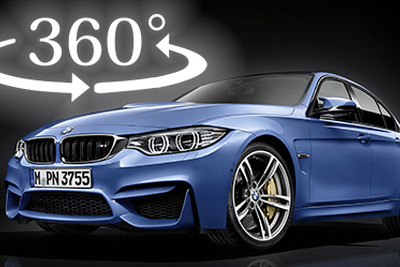 【360度 VR試乗】BMW M3 セダン…ドライバーとの一体化うたう“Mの血統” 画像
