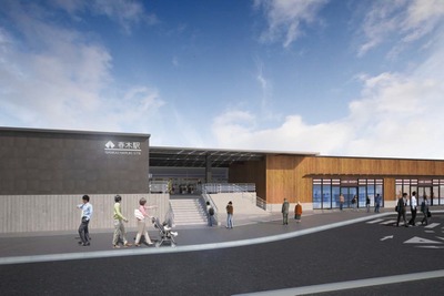 南海電鉄、春木駅の新駅舎が一部完成へ 1月14日 画像