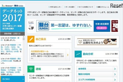 【センター試験2017】模試と類似した出題があったよ…ベネッセ・駿台 画像