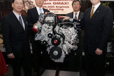 いすゞ、GM合弁会社でのディーゼルエンジン生産が100万基を突破 画像