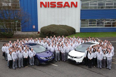日産の英国生産、約51万台…SUVが販売好調 2016年 画像