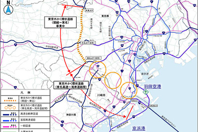 関越道~東名道、1時間が地下道12分に…外環道工事シールドマシン発進へ 画像