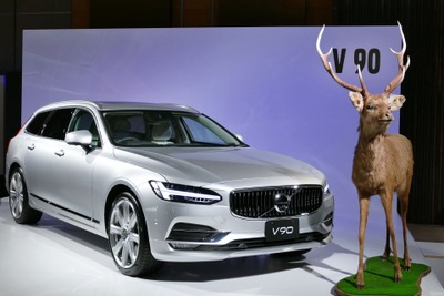 【ボルボ S90/V90/V90クロスカントリー】 北欧ならではの「大型動物検知機能」は北海道のエゾジカに対応できるか? 画像