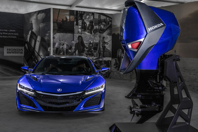 ホンダ、コンセプト船外機初公開…モチーフは新型 NSX 画像