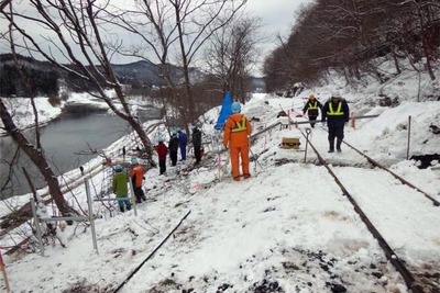 一部不通の秋田内陸縦貫鉄道、復旧工事は県が実施 画像