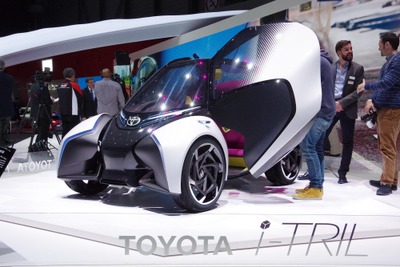 【ジュネーブモーターショー2017】トヨタ i-TRIL…都市向け小型EVコンセプト 画像