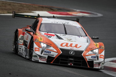 【SUPER GT 富士テスト】舞台移ってもレクサスLC500&ブリヂストン勢の上位占拠続く…初日首位はau TOM'S 画像