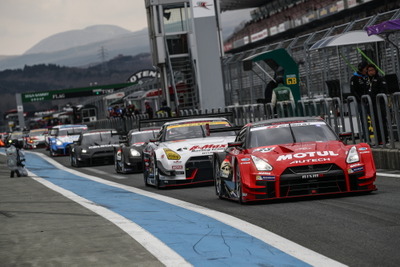 【SUPER GT 富士テスト】2日目の走行は悪天候のため中止…シリーズは2週後に岡山で開幕 画像