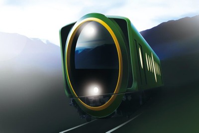 叡山電鉄、観光用の「楕円電車」導入へ 2018年春 画像