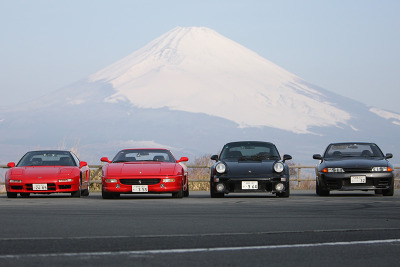 20世紀末のフラッグシップスポーツをレンタルで乗り比べ…964ターボ vs R32、F355 vs NSX 画像
