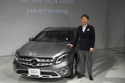 【メルセデスベンツ GLA 改良新型】メルセデス・ベンツ日本の上野社長「新型 GLA は切り札」 画像