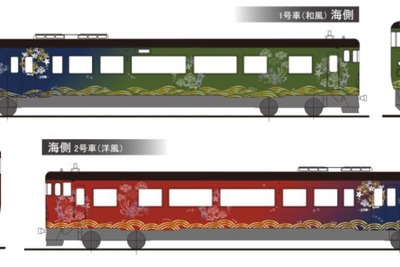 山陰本線の新しい観光列車、列車名は『○○』 8月5日デビュー 画像