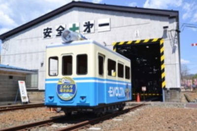 乾電池で動く電車、小学生の体験乗車…小坂レールパークで7月 画像