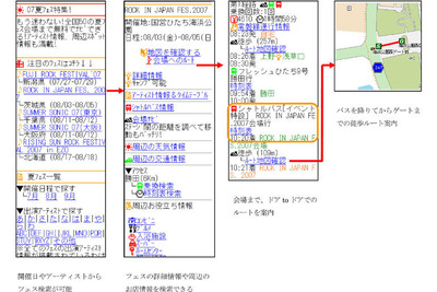 ナビタイム 夏フェス特集---フェスを検索、会場まで案内 画像