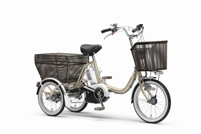 電動アシスト三輪自転車、PASワゴン 2017年型は大容量バッテリー搭載…ヤマハ発動機 画像