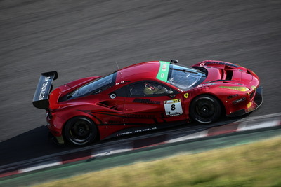 【スーパー耐久 第3戦】ST-XはARN Ferrari 488 GT3が3戦連続ポールポジション 画像