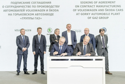 VW、ロシアGAZとの提携を強化…環境エンジン供給へ 画像
