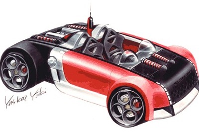 【フランクフルトショー2001出品車】スズキ『GSX-R/4』……別名、4輪のハヤブサ 画像
