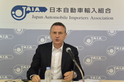 JAIAクロンシュナーブル理事長「輸入車市場は下半期もさらに成長する」 画像