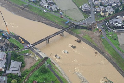 JR九州、久大本線の全線復旧は1年後めど…日田彦山線63カ所で被害 画像