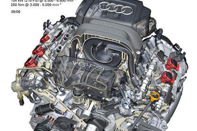 アウディ A6 シリーズ に2.8FSIクワトロを追加…新エンジン 画像