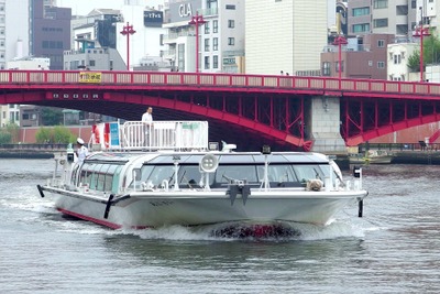 東京の水上バスで「客貨混載」実証実験…手ぶらで観光&代替ルート 画像