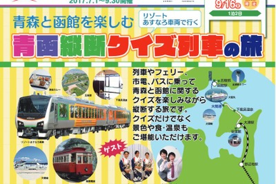 クイズに答えながら函館へ…青函縦断クイズ列車の旅 9月 画像