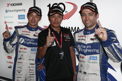 【SUPER GT 第6戦】近藤真彦監督陣営のGT-R、佐々木大樹&オリベイラがポール獲得…注目のバトンは予選9位 画像