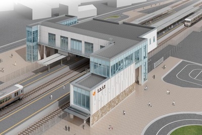 「浜松東の玄関口」東海道本線の天竜川駅が橋上化 9月24日 画像