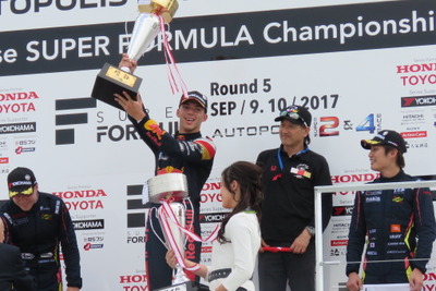 【スーパーフォーミュラ 第5戦】F1候補生の新人ピエール・ガスリー、2連勝を達成…チームルマン勢が2&3位でダブル表彰台 画像