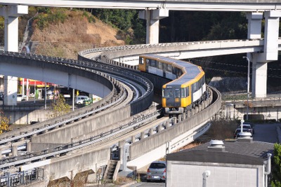 引込線走行や洗浄機通過も…広島アストラムラインの「鉄道の日」スペシャルトレイン 10月15日 画像