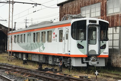 新型3両目は「棚田」イメージ…一畑電車、10月14日から運行 画像