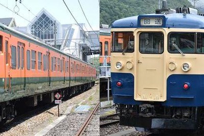 115系湘南色と横須賀色を併結運行…しなの鉄道「イチイチゴー」イベント　11月5日 画像