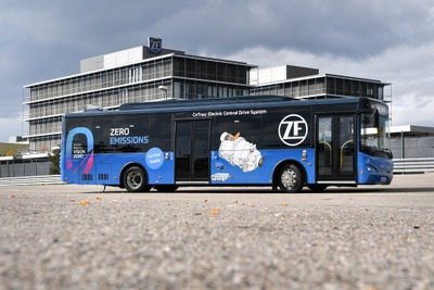 ZF、都市交通バス向け新型電動セントラルドライブ「CeTrax」を発表 画像
