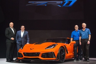 “史上最強”をさらに…コルベット ZR1 新型に セブリング・オレンジ・デザイン 画像