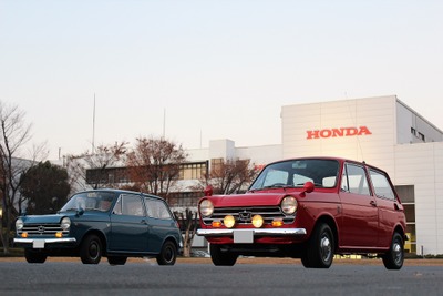 ホンダN360誕生50周年記念展示およびFUNミーティング開催…ホンダ本社と狭山工場を埋め尽くす 画像