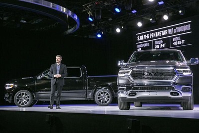 ラム 1500 新型、大型ピックアップトラックに新世代48VマイルドHV…デトロイトモーターショー2018で発表 画像