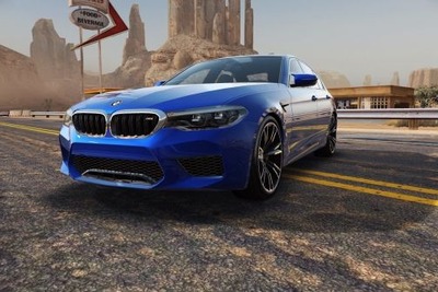 BMW M5 新型、「ニード・フォー・スピード」スマホ版に登場 画像