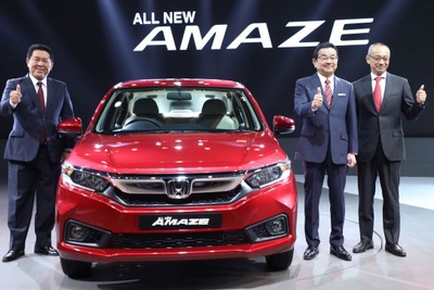 ホンダ アメイズ 新型、小型セダンが2世代目に…デリーモーターショー2018で発表 画像