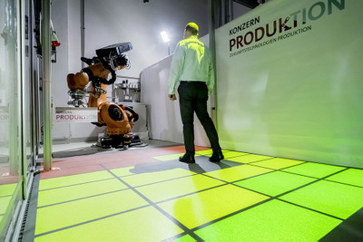 ロボットと人が安全に協業できるシステム、VWグループが開発 画像
