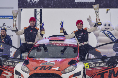 【WRC 第2戦】トヨタ育成選手の勝田貴元がクラス優勝…“本隊”は総合4位が最高、ヒュンダイがスウェーデンを制す 画像