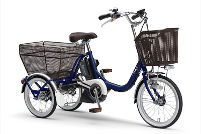 三輪電動アシスト自転車 PAS ワゴン、新カラーと次世代ドライブユニット採用へ 画像