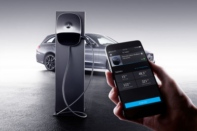 メルセデスベンツ、新世代の家庭用充電システム発表…スマホで電動車の充電をコントロール 画像