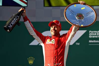【F1 オーストラリアGP】セバスチャン・ベッテルが昨年に引き続き逆転で優勝 画像