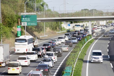 ゴールデンウィーク期間中の高速道路の渋滞予測、10km以上が46回増の401回 画像